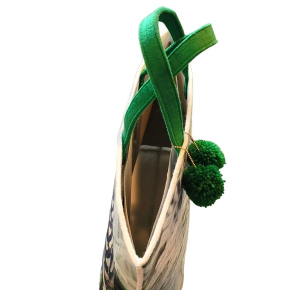 Winter Pinecone Handbag Heavy Felt Tote Large Handbag PD336 - Picture 3 of 10